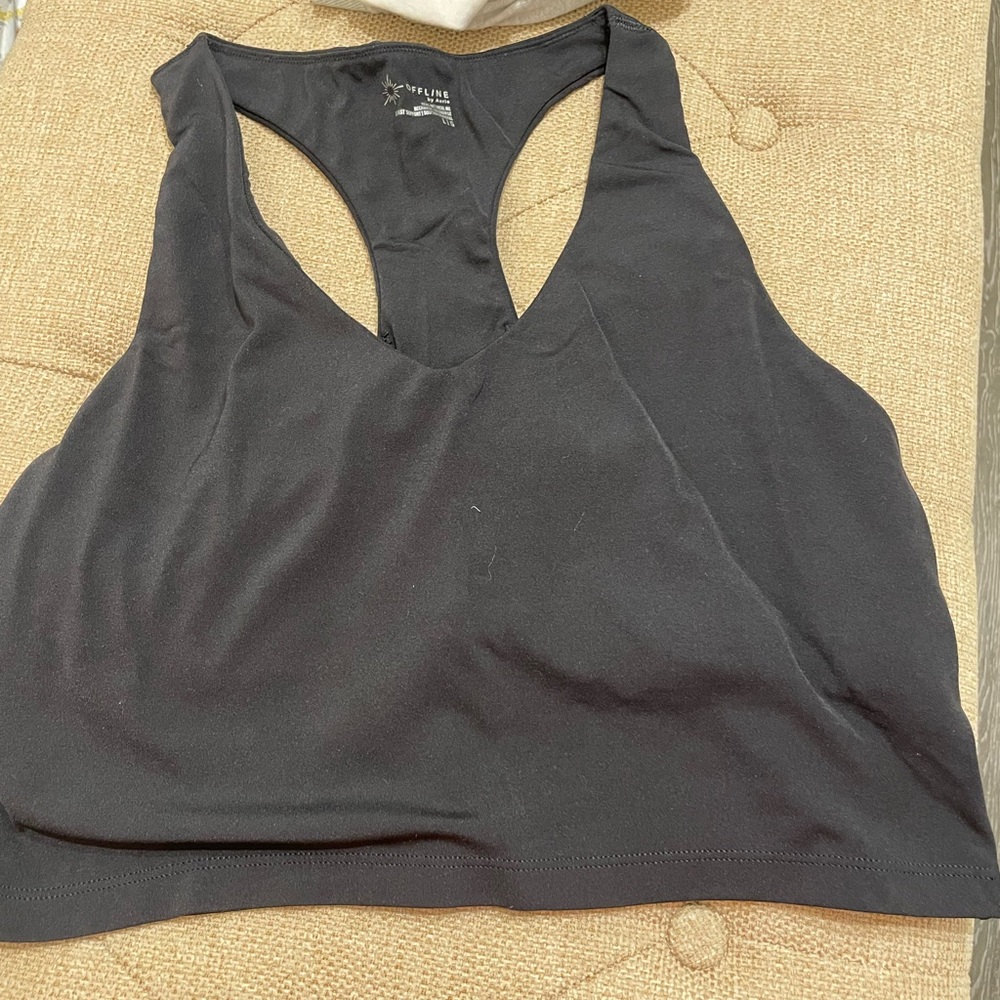 Black Aerie workout top